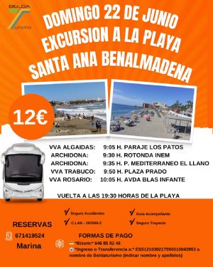Excursin a la playa