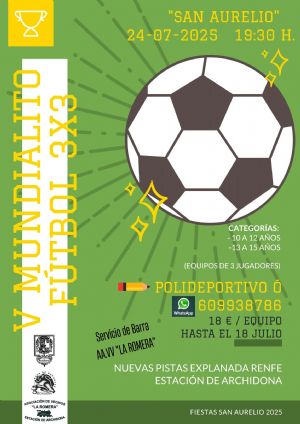 V Mundialito de Ftbol 3x3