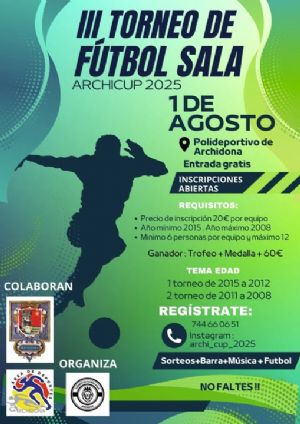 III Torneo de Ftbol Sala ARCHICUP 2025