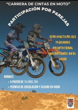 Carrera de Cintas en Moto