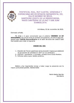 Cabildo Extraordinario