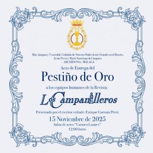 Acto de entrega del Pestio de Oro
