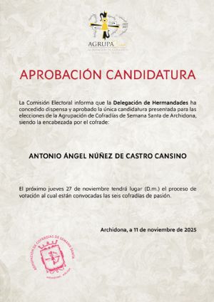 Aprobacin candidatura