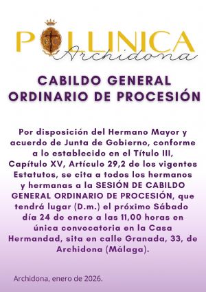 Cabildo General Ordinario de Procesi�n