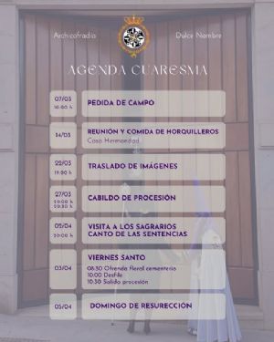 Agenda de Cuaresma