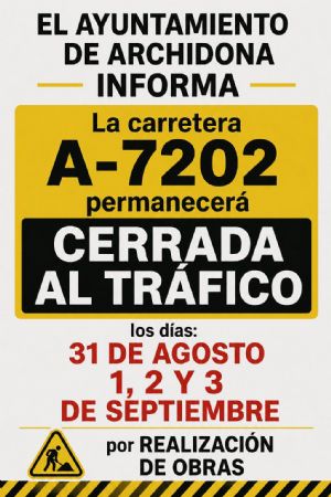 Aviso de corte de tr�fico