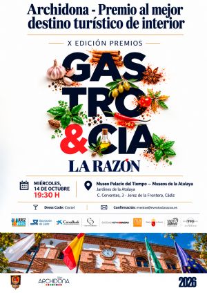 Archidona recibe el Premio Mejor Destino Tur�stico