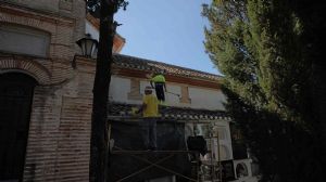 Mantenimiento en el Cementerio Municipal